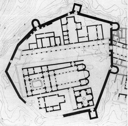 Fig.14 : Plan de l'Acropole.