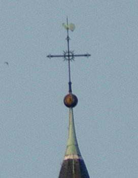 Coq du clocher de l'église St Georges.