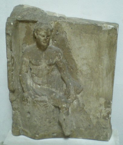 Stèle funéraire. Période gréco-romaine.