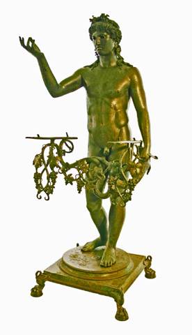 Statue de l'Ephèbe, de Pompéi.