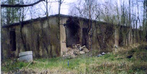 Les ruines de l'usine Pickering.