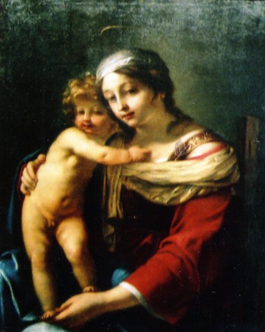 J. Blanchard, La Vierge à l'Enfant. 