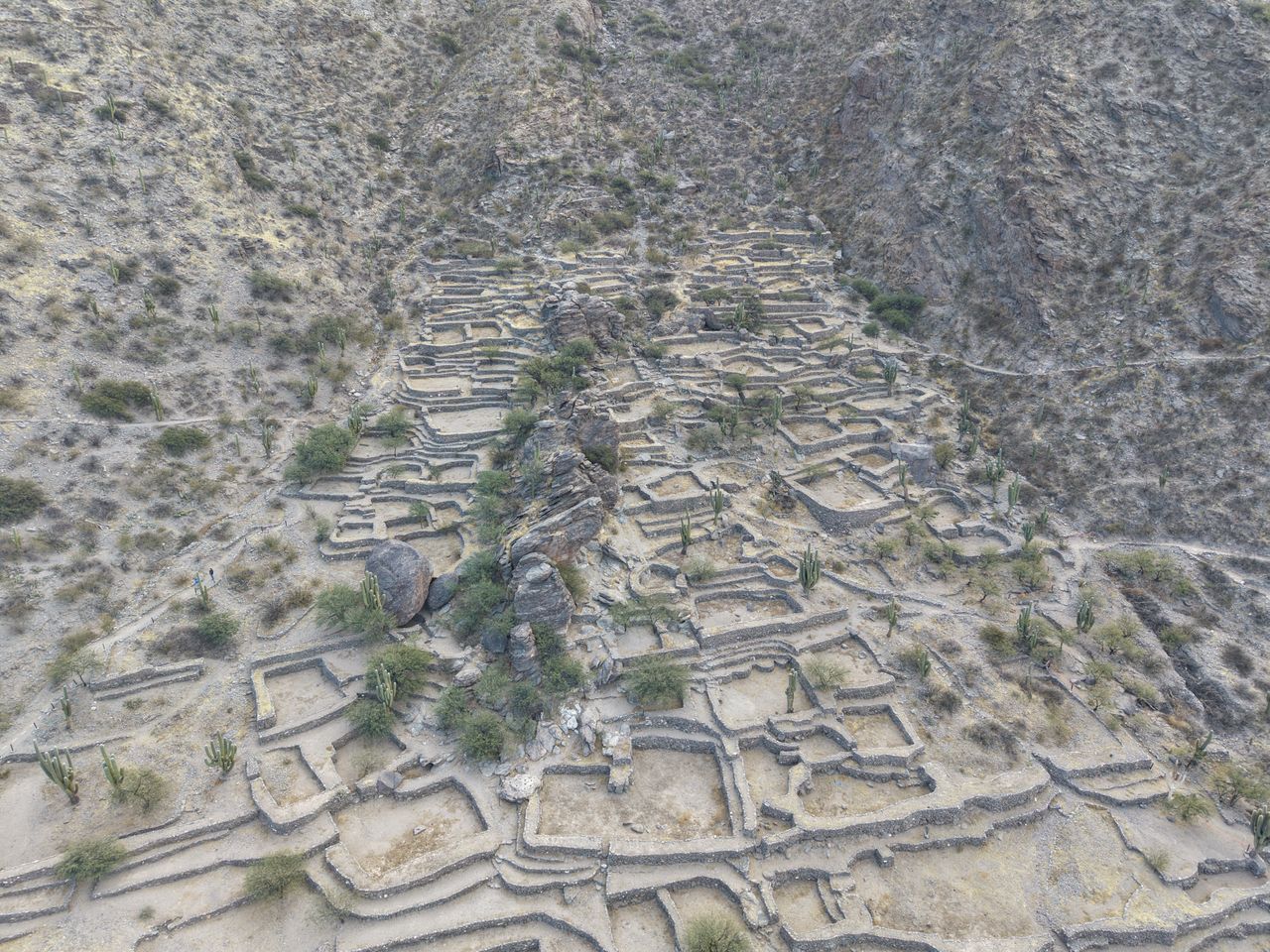 Explore the intricate ancient ruins set in the rugged terrain of Neuquén, Argentina.
